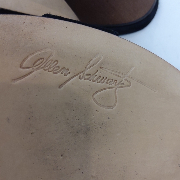 A.B.C. Black suede sandals Y2k - Picture 12 of 16